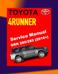 Toyota 4RUNNER GRN280/285 2016+ Full Manual Set – Repair & Maintenance Manual