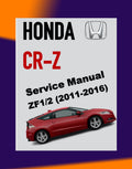 CRZ Honda CR-Z 2011-2016 Full Manual Set – Repair & Maintenance Manual and Wiring Diagram