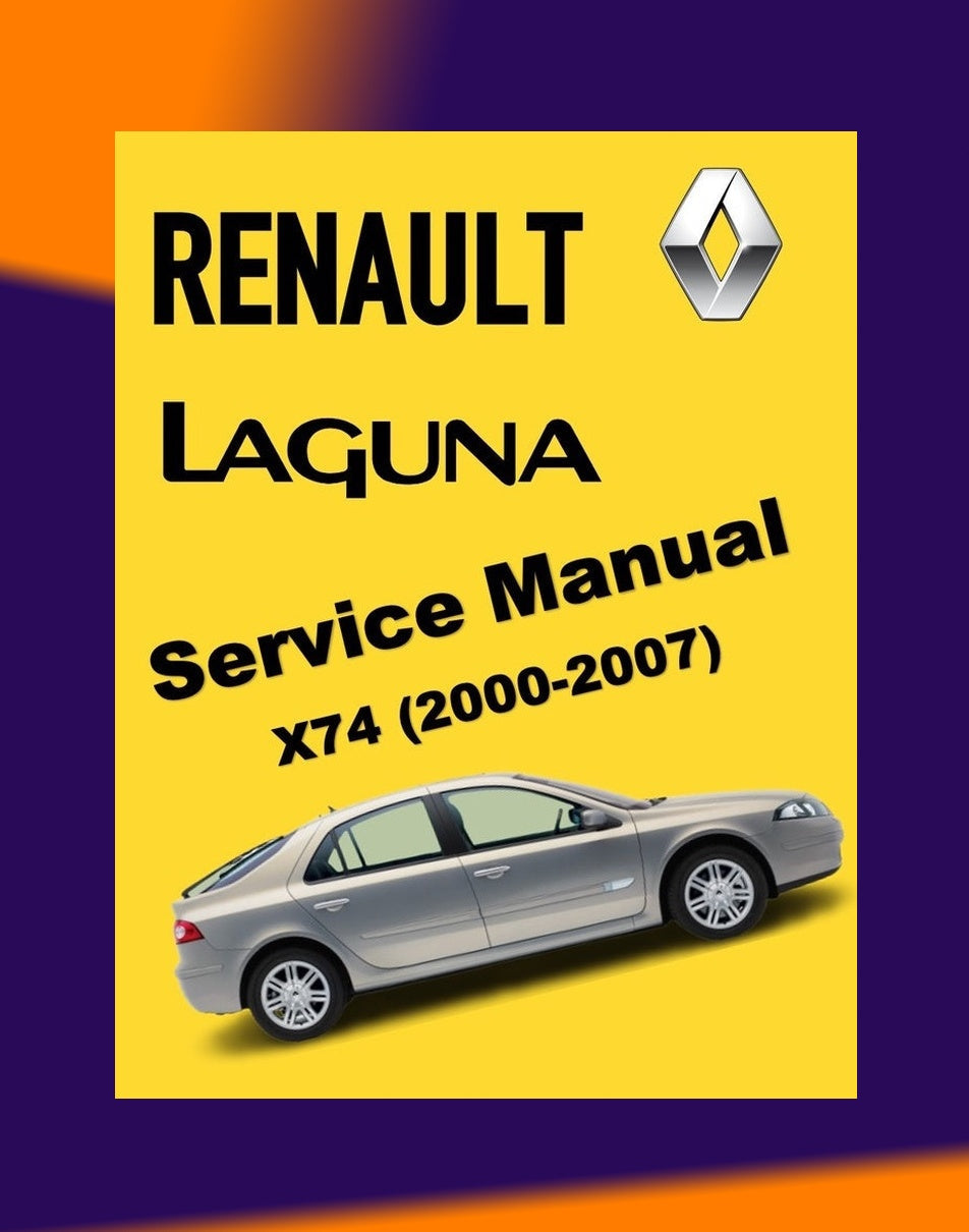 Renault LAGUNA II 2000-2007 Full Manual Set – Repair & Maintenance Manual