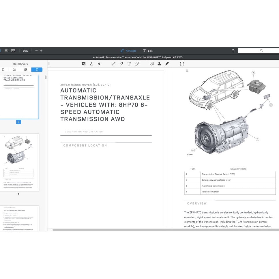 RANGE Rover L405 2012-2021 Full Manual Set – Repair & Maintenance Manual - page 3