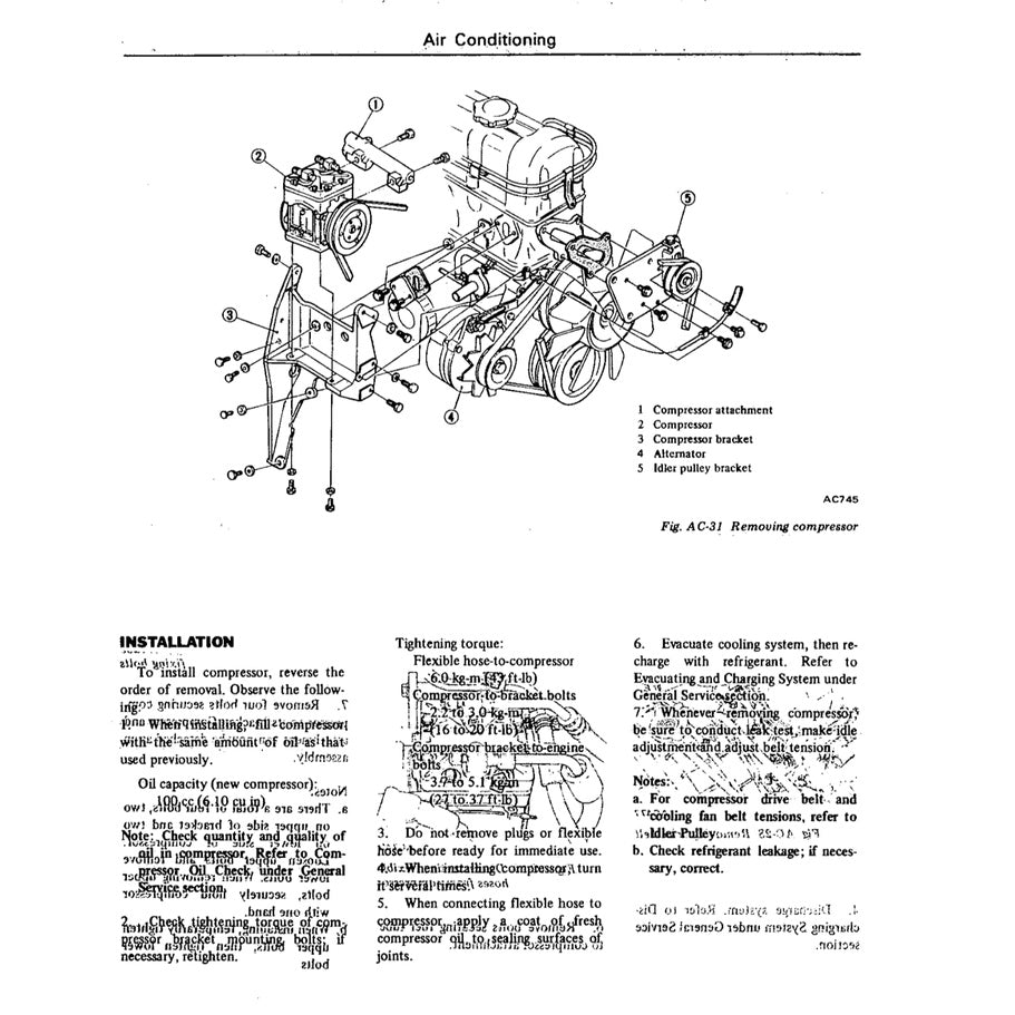 Datsun PICKUP 620 1972-1979 Full Manual Set – Repair & Maintenance Manual - page 9