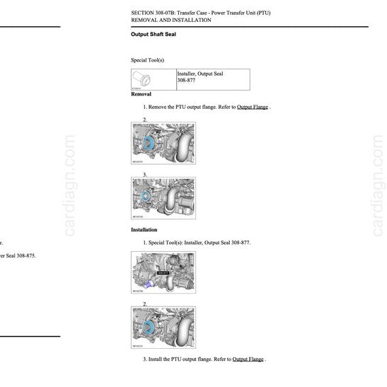 Ford KUGA MK2 C520 2013-2019 Full Manual Set – Repair & Maintenance Manual - ECOBOOST - page 8