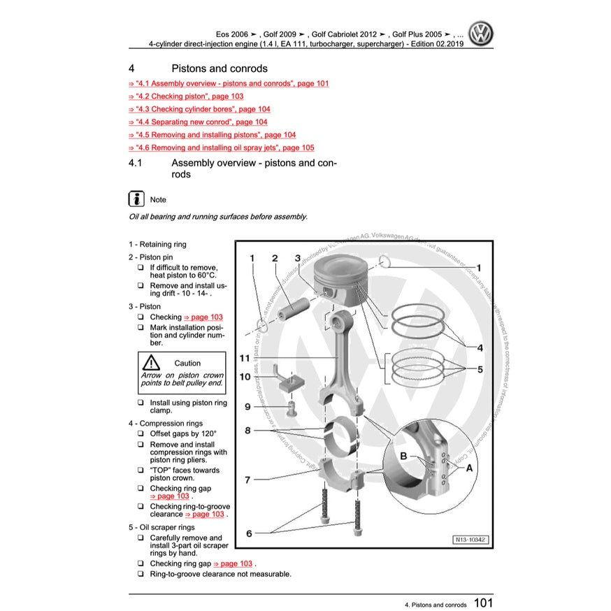 VW SCIROCCO 2009-2017 Full Manual Set – Repair & Maintenance Manual - page 9