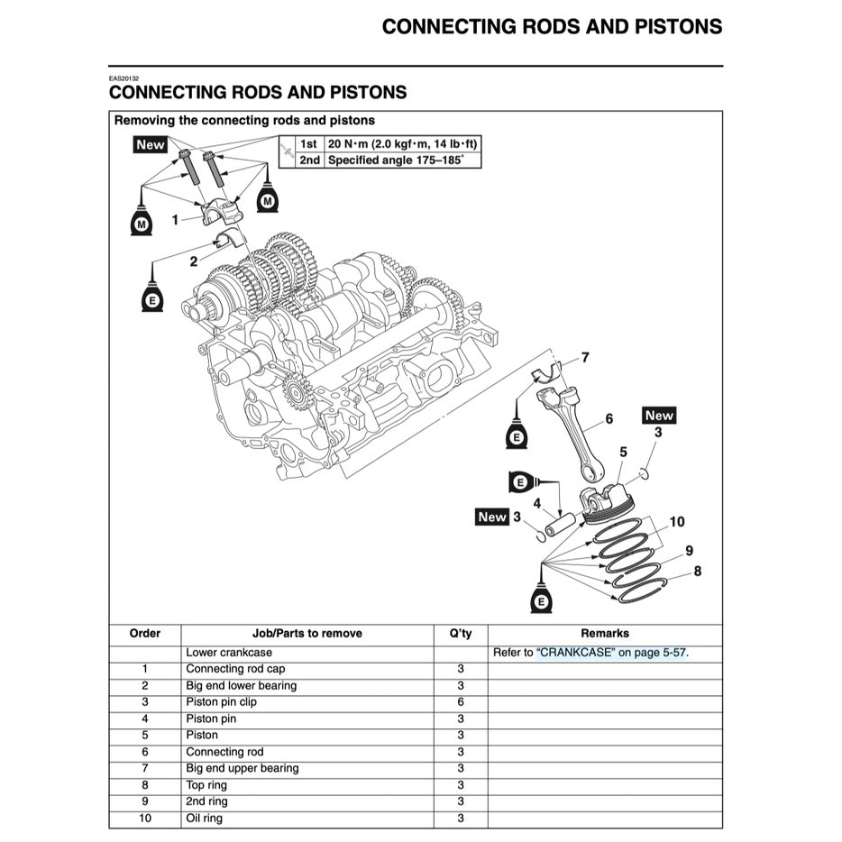 Yamaha MT-09 MT09 2017-2020 Full Manual Set – Repair & Maintenance Manual and Spare Parts Catalog and User Handbook - page 7