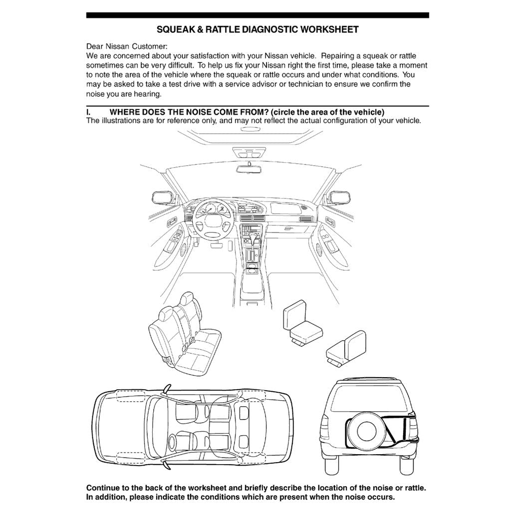 Nissan X-TRAIL T30 2001-2008 Full Manual Set – Repair & Maintenance Manual - page 8