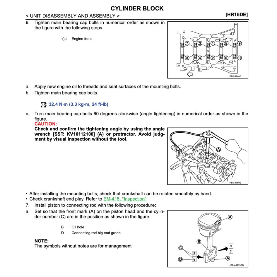 Nissan ALMERA N17 2011-2018 Full Manual Set – Repair & Maintenance Manual - page 8