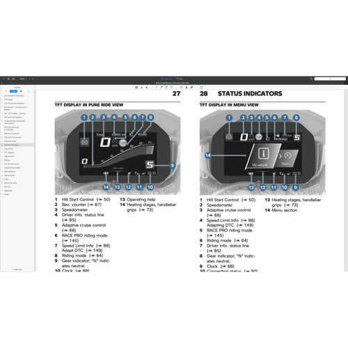 BMW S1000RR K67 2019-2022 Full Manual Set – Repair & Maintenance Manual and User Handbook - page 2