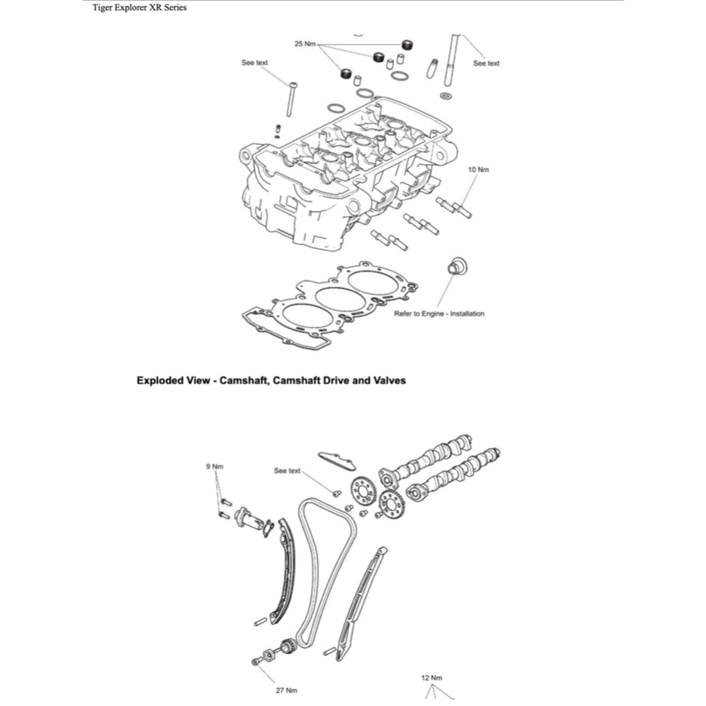 Triumph EXPLORER 1200 XR/XRX/XRT 2016-2021 Full Manual Set – Repair & Maintenance Manual and User Handbook - page 5