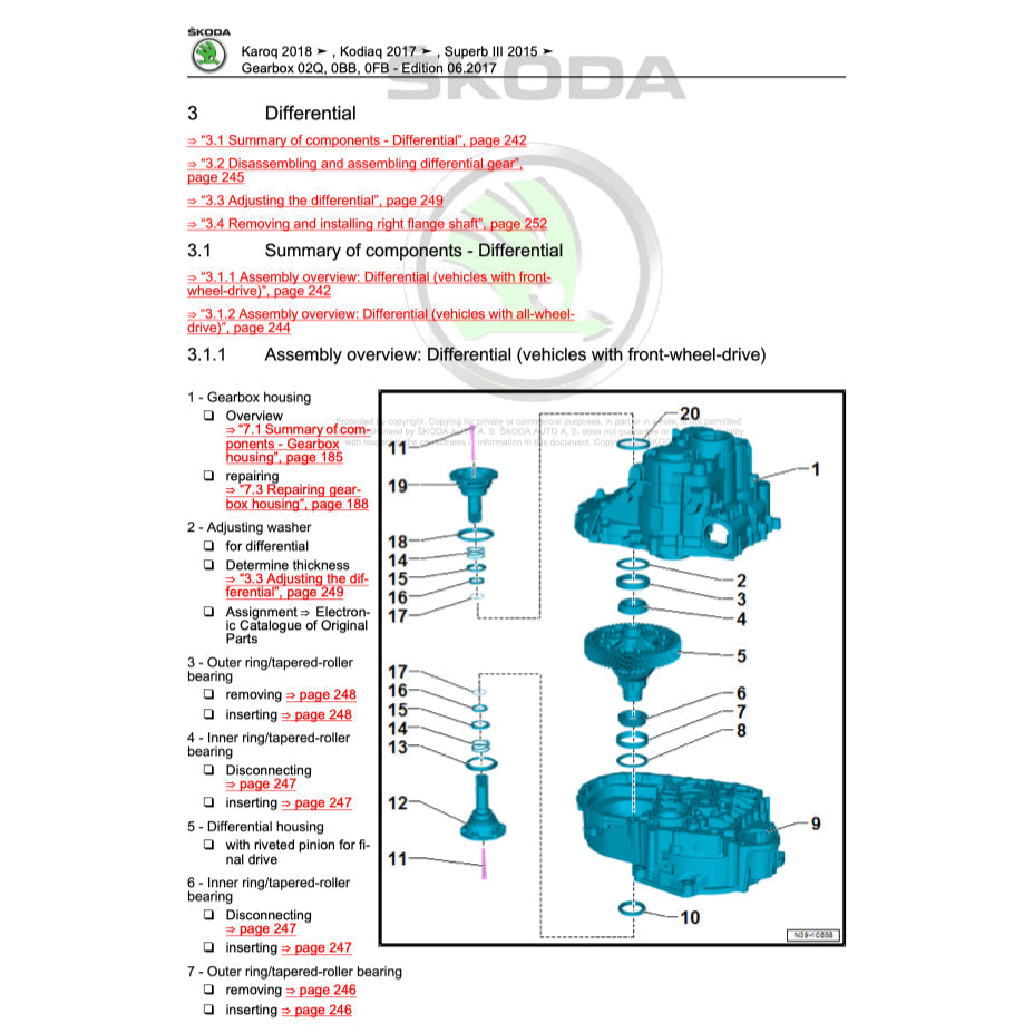 Skoda KODIAQ NS7 2017+ Full Manual Set – Repair & Maintenance Manual - page 7