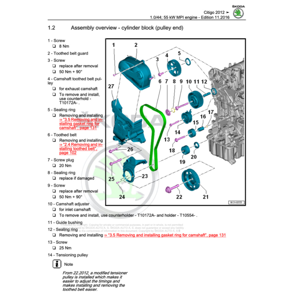 Skoda CITIGO 2011-2020 Full Manual Set – Repair & Maintenance Manual - page 2